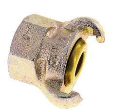 Gietijzer DN 17 DIN 3489 compressor klauwkoppeling Rp 1 inch Binnendraad