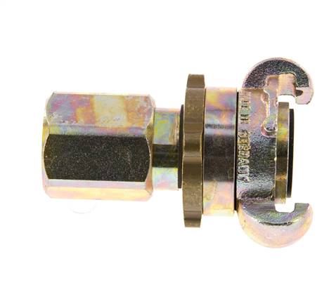 Gietijzer DN 17 DIN 3238 compressor klauwkoppeling G 3/4 inch Binnendraad