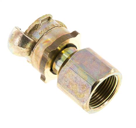 Gietijzer DN 17 DIN 3238 compressor klauwkoppeling G 1 inch Binnendraad