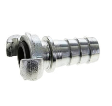 Gietijzer DN 18.5 DIN 3489 Compressor Klauwkoppeling met 25 mm Slangpilaar Veiligheidskraag