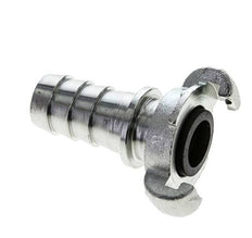 Gietijzer DN 18.5 DIN 3489 Compressor Klauwkoppeling met 25 mm Slangpilaar Veiligheidskraag