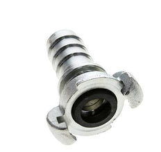 Gietijzer DN 18.5 DIN 3489 Compressor Klauwkoppeling met 25 mm Slangpilaar Veiligheidskraag