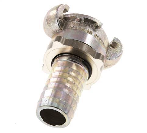Gietijzer DN 18 DIN 3238 Compressor Klauwkoppeling met 25 mm Slangpilaar