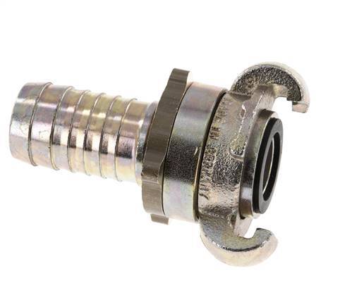 Gietijzer DN 18 DIN 3238 Compressor Klauwkoppeling met 25 mm Slangpilaar
