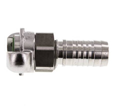 RVS DN 18 DIN 3238 Compressor Klauwkoppeling met 25 mm Slangpilaar