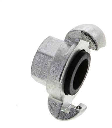 Gietijzer DN 19 DIN 3489 compressor klauwkoppeling Rp 1/2 inch Binnendraad