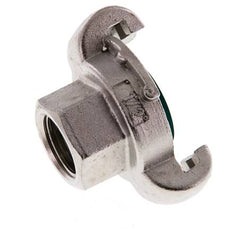 RVS DN 19 DIN 3489 compressor klauwkoppeling Rp 1/2 inch Binnendraad