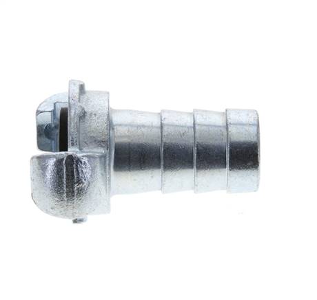 Gietijzer DN 19 DIN 3489 Compressor Klauwkoppeling met 25 mm Slangpilaar