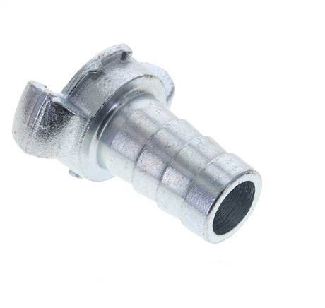 Gietijzer DN 19 DIN 3489 Compressor Klauwkoppeling met 25 mm Slangpilaar
