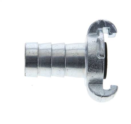 Gietijzer DN 19 DIN 3489 Compressor Klauwkoppeling met 25 mm Slangpilaar