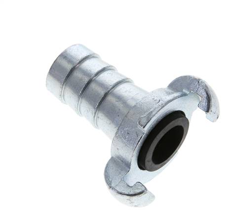 Gietijzer DN 19 DIN 3489 Compressor Klauwkoppeling met 25 mm Slangpilaar