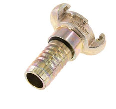 Gietijzer DN 19 DIN 3489 Compressor Klauwkoppeling met 25 mm Slangpilaar Draaibaar