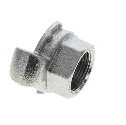 Gietijzer DN 20 DIN 3489 compressor klauwkoppeling Rp 3/4 inch Binnendraad