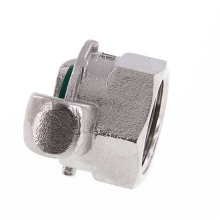 RVS DN 20 DIN 3489 compressor klauwkoppeling Rp 1 inch Binnendraad