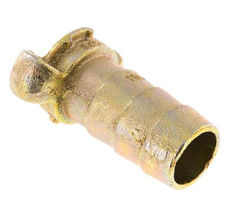 Gietijzer DN 20 DIN 3489 Compressor Klauwkoppeling met 32 mm Slangpilaar