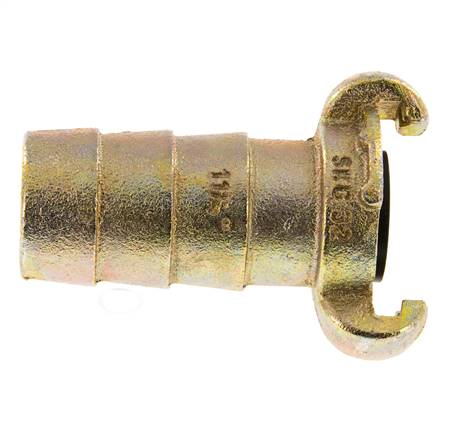 Gietijzer DN 20 DIN 3489 Compressor Klauwkoppeling met 32 mm Slangpilaar