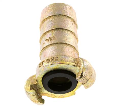 Gietijzer DN 20 DIN 3489 Compressor Klauwkoppeling met 32 mm Slangpilaar