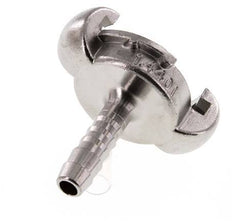 RVS DN 6.5 DIN 3489 Compressor Klauwkoppeling met 10 mm Slangpilaar