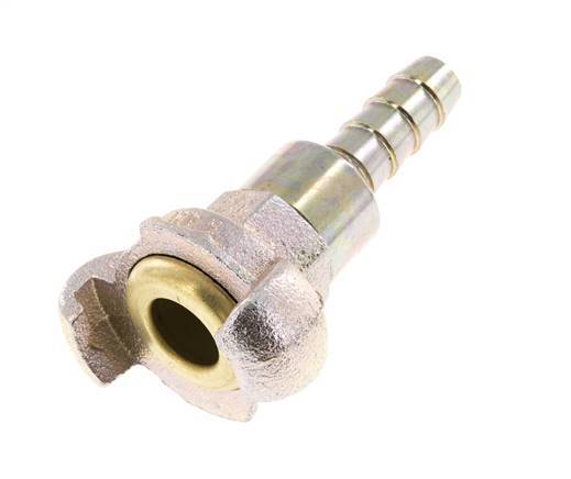 Gietijzer DN 8.5 DIN 3489 Compressor Klauwkoppeling met 13 mm Slangpilaar