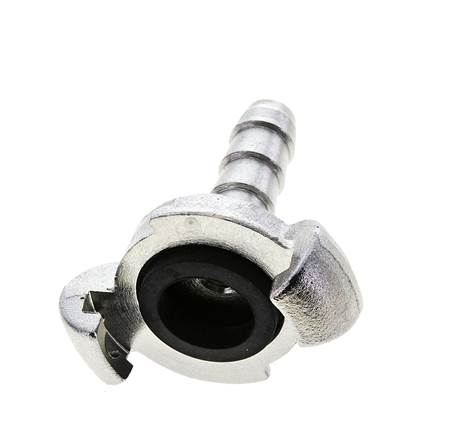 Gietijzer DN 8.5 DIN 3489 Compressor Klauwkoppeling met 13 mm Slangpilaar