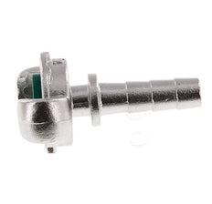 RVS DN 9 DIN 3489 Compressor Klauwkoppeling met 13 mm Slangpilaar