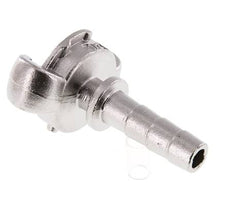 RVS DN 9 DIN 3489 Compressor Klauwkoppeling met 13 mm Slangpilaar