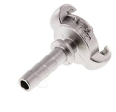 RVS DN 9 DIN 3489 Compressor Klauwkoppeling met 13 mm Slangpilaar