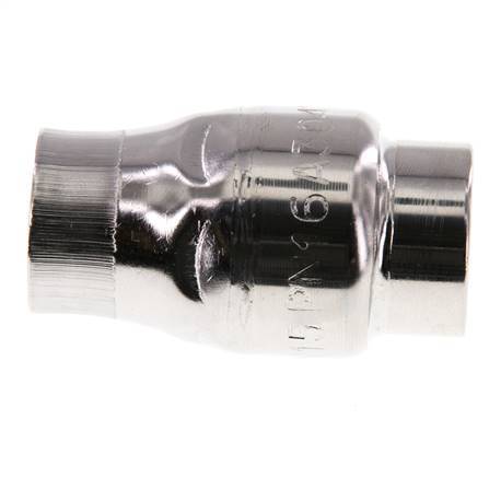 G1/2'' RVS 304 Terugslagklep FKM (Lichte Veer) 0.03-16bar - CLIS3E