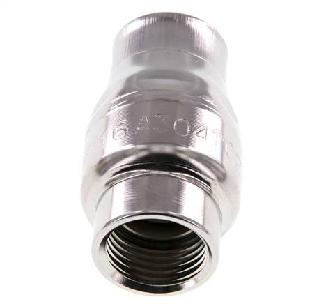 G1/2'' RVS 304 Terugslagklep FKM (Lichte Veer) 0.03-16bar - CLIS3E