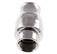 G1/2'' RVS 304 Terugslagklep FKM (Lichte Veer) 0.03-16bar - CLIS3E