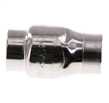 G1/2'' RVS 304 Terugslagklep FKM (Lichte Veer) 0.03-16bar - CLIS3E