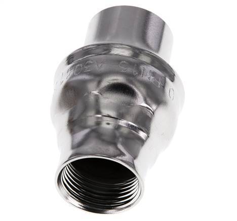 G3/4'' RVS 304 Terugslagklep FKM 0.03-16bar - Versterkte pin [8 stuks]