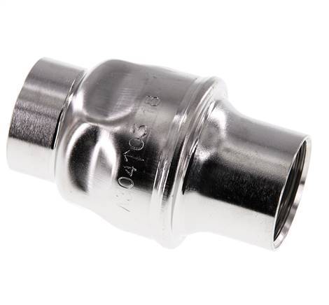 G1'' RVS 304 Terugslagklep FKM (Lichte Veer) 0.03-16bar - CLIS3E