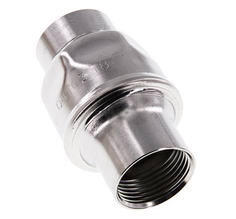 G1'' RVS 304 Terugslagklep FKM (Lichte Veer) 0.03-16bar - CLIS3E
