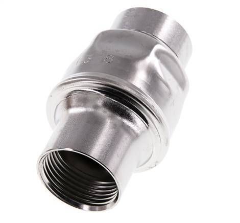 G1'' RVS 304 Terugslagklep FKM (Lichte Veer) 0.03-16bar - CLIS3E