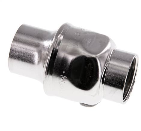 G1'' RVS 304 Terugslagklep FKM (Lichte Veer) 0.03-16bar - CLIS3E
