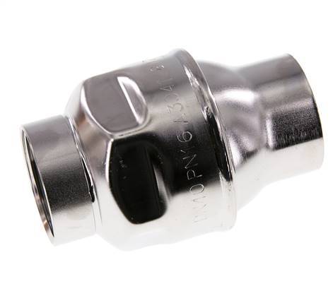 G1-1/2'' RVS 304 Terugslagklep FKM (Lichte Veer) 0.03-16bar - CLIS3E