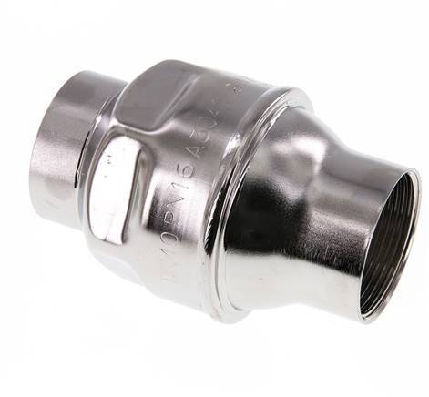 G1-1/2'' RVS 304 Terugslagklep FKM (Lichte Veer) 0.03-16bar - CLIS3E