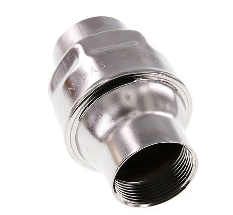 G1-1/2'' RVS 304 Terugslagklep FKM (Lichte Veer) 0.03-16bar - CLIS3E