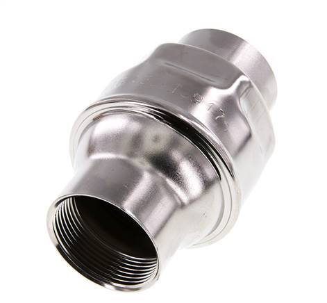 G1-1/2'' RVS 304 Terugslagklep FKM (Lichte Veer) 0.03-16bar - CLIS3E