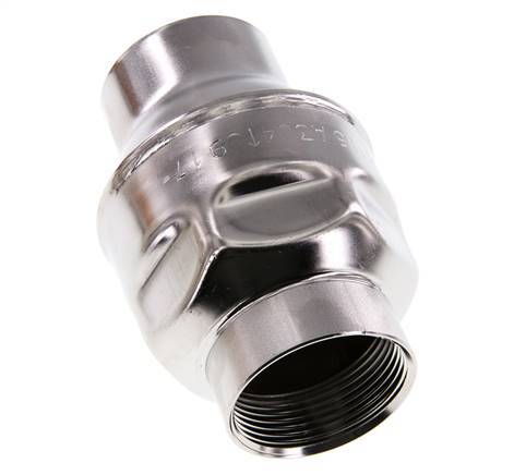 G1-1/2'' RVS 304 Terugslagklep FKM (Lichte Veer) 0.03-16bar - CLIS3E