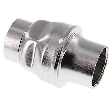 G1-1/4'' RVS 304 Terugslagklep FKM (Lichte Veer) 0.03-16bar - CLIS3E