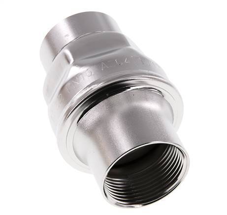 G1-1/4'' RVS 304 Terugslagklep FKM (Lichte Veer) 0.03-16bar - CLIS3E