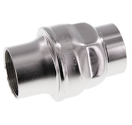 G1-1/4'' RVS 304 Terugslagklep FKM (Lichte Veer) 0.03-16bar - CLIS3E