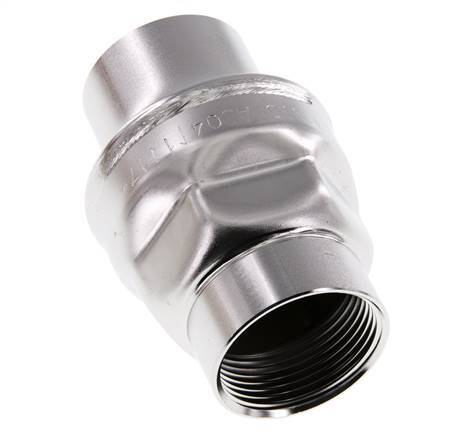 G1-1/4'' RVS 304 Terugslagklep FKM (Lichte Veer) 0.03-16bar - CLIS3E