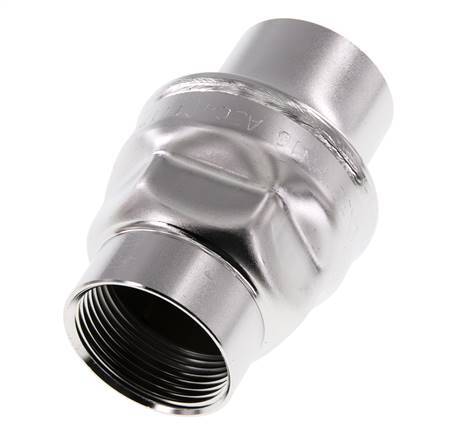 G1-1/4'' RVS 304 Terugslagklep FKM (Lichte Veer) 0.03-16bar - CLIS3E