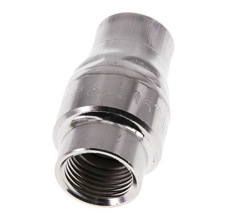 G1/2'' RVS 316 Terugslagklep FKM (Lichte Veer) 0.03-16bar - CLIS4E