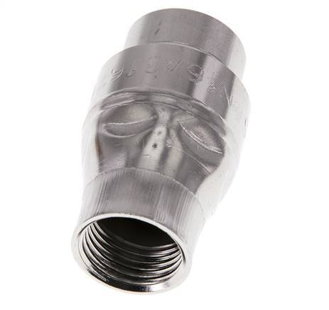 G1/2'' RVS 316 Terugslagklep FKM (Lichte Veer) 0.03-16bar - CLIS4E