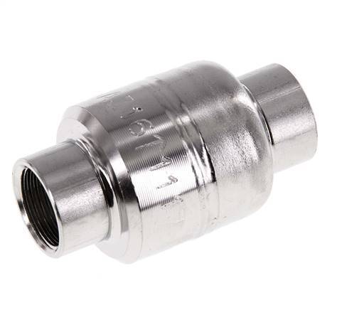 G3/8'' RVS 316 Terugslagklep FKM (Lichte Veer) 0.03-16bar - CLIS4E