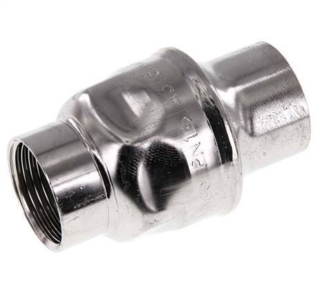 G1'' RVS 316 Terugslagklep FKM (Lichte Veer) 0.03-16bar - CLIS4E